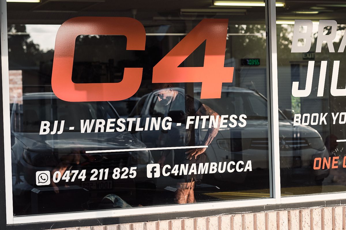 C4 Nambucca gym frontage — BJJ Wrestling Fitness